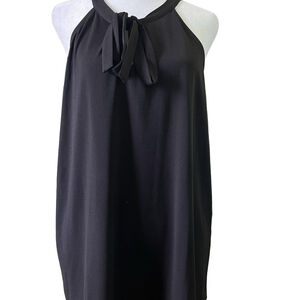 Adrianna Papell sleeveless Black Halter Top size XL
